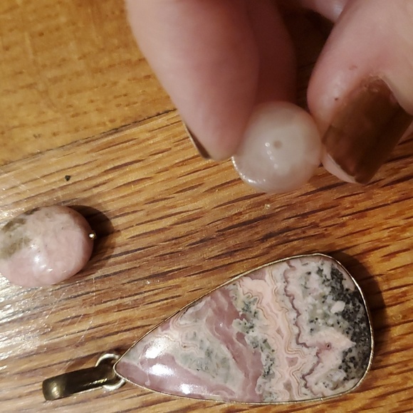 Pink gemstone jewelry set - Picture 2 of 11